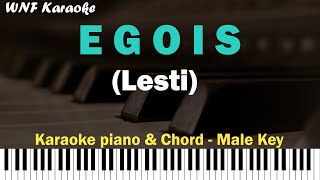 Download lagu Lesti - Egois Karaoke Piano & Chord C (Male Key) mp3