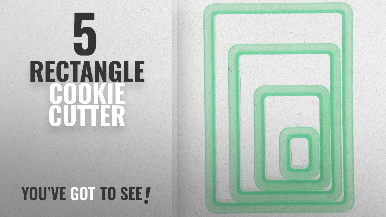 Best Rectangle Cookie Cutter [2018]: American Crafts 374082 4 Piece Sweet Sugarbelle Nested