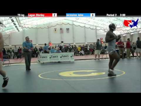 Logan Storley vs. Jermaine John at 2013 ASICS University Nationals - FS