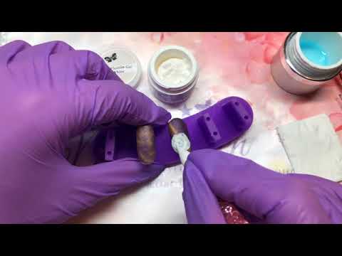 4D Plastilin Design Rose 🌹 mit Cat Eye Gel Nr.12 (Tina)