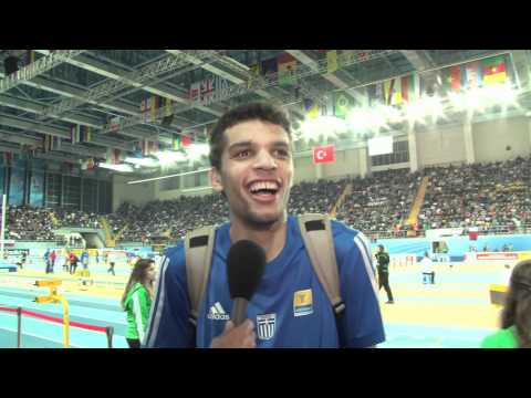 Istanbul 2012 Mixed Zone: Dimítrios Chondrokoúkis GRE