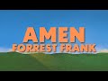 Forrest Frank AMEN Lyric Video