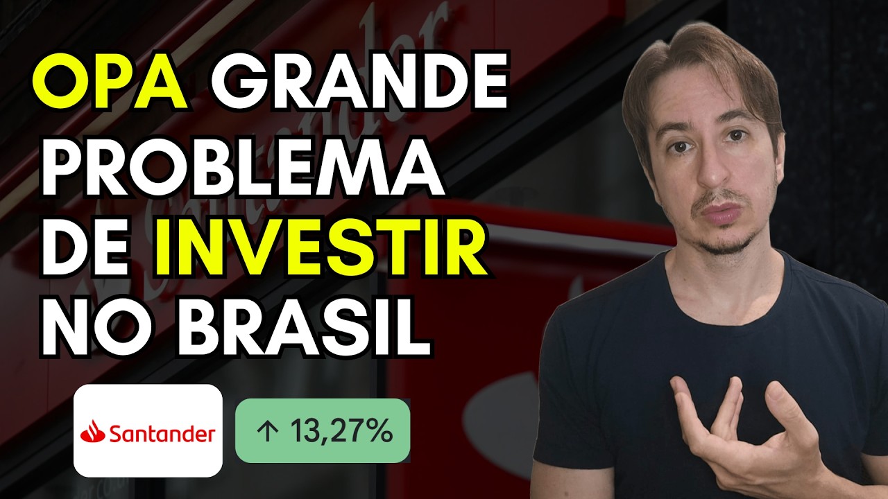 OPA do Santander é um ALERTA para TODOS Investidores, o que fazer com sanb11 sanb3 sanb4?