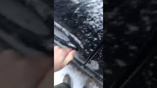 HOW TO UNLOCK A FROZEN CAR DOOR!! (MUST WATCH)