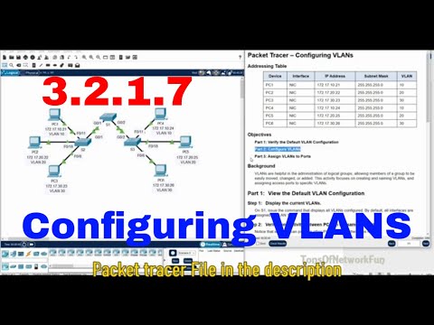 | CCNA | 3.2.1.7 Configuring VLANs | Packet Tracer Activity