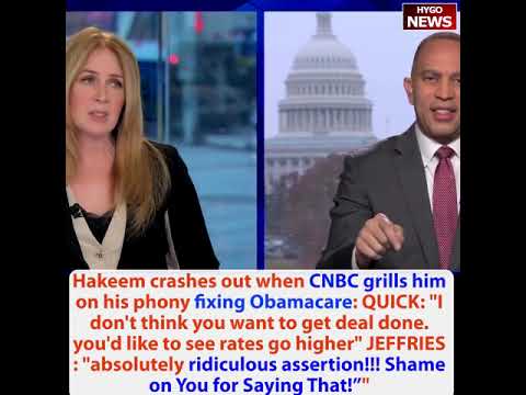 Hakeem: Ridiculous Assertion, Shame on You for Saying That! Sen Booker: dissatisfied my own party