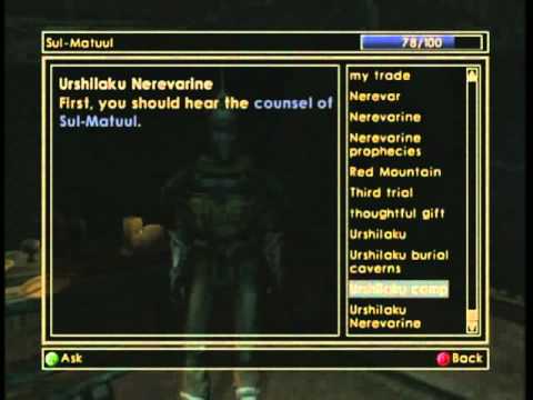 Morrowind Walkthrough 11   Fifth Trial Urshilku