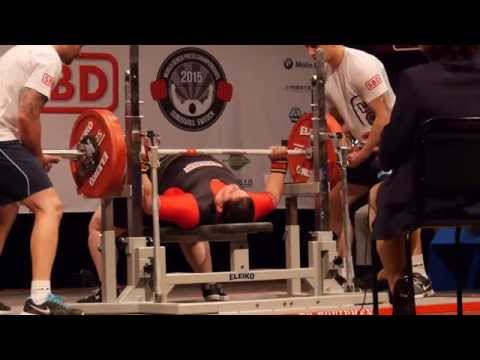 Stephenie Dzurnak (USA) 3.att.: 180 kg - 2015 IPF WC Women's Bench Press