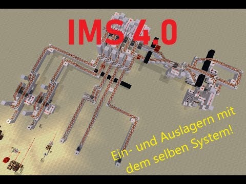 IMS 4.0 (Intelligent Minecart System) - Ein- und Auslagern von Items mit den selben System (Folge 1)