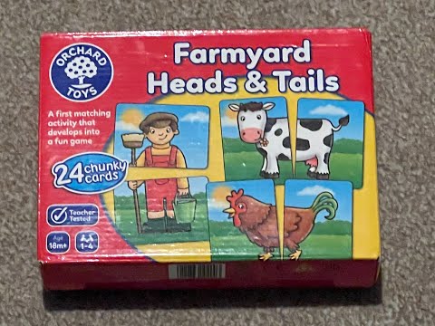 Orchard Toys Games - Farmyard Heads & Tails