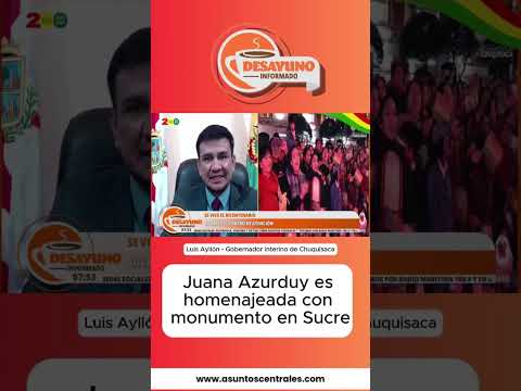 Juana Azurduy es homenajeada con monumento en Sucre