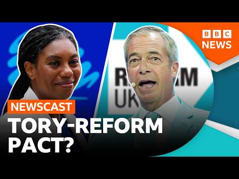 Why Kemi Badenoch's Conservatives won't make a pact with Nigel Farage's Reform UK? | BBC Newscast