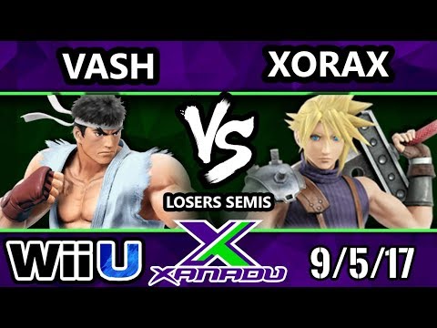S@X 218 - Vash (Ryu) Vs. SL | Xorax (Cloud) - SSB4 Losers Semis - Smash for Wii U. - Smash 4
