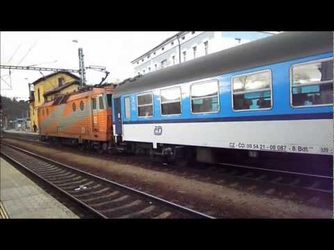 163.093-8 | příjezd a odjezd Os 6818 v Ústí n. L. hl.n. (HD)