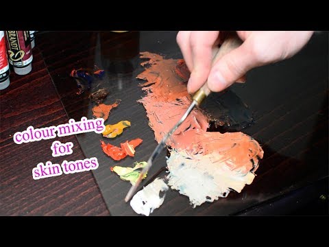 Secrets of colour mixing for skin tones. Tutorial with Sergey Gusev.