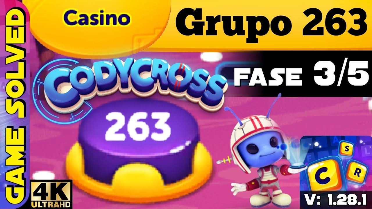 CodyCross - Crucigramas || Casino | Grupo 263 - Fase 3/5