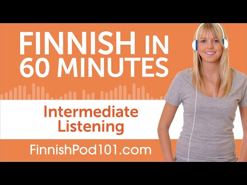 60 Minutes of Intermediate Finnish Listening Comprehension