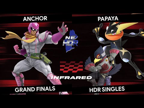 Infrared HDR Singles: Anchor (Captain Falcon) vs. Papaya (Falco, Greninja) - Grand Finals