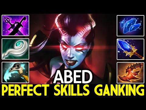 ABED [Queen of Pain] Perfect Skills Ganking Outplayed Ranking Dota 2