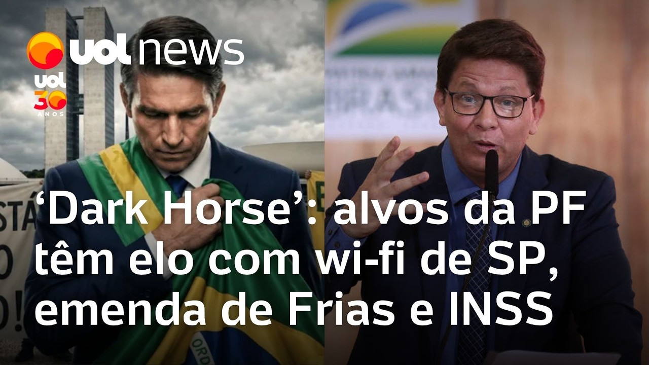 'Dark Horse': alvos de operação da PF têm elo com wi-fi de SP, emenda de Mario Frias e INSS