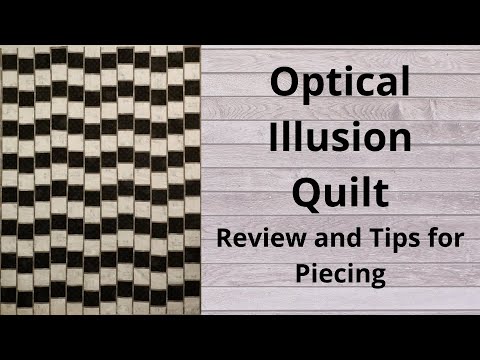 Review and Tips For Piecing Optical Illusion Quilt | Quilt Pattern Review | Christa Watson