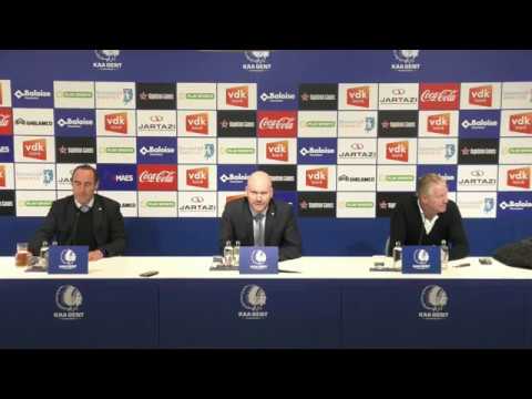 🎙 Persconferentie na KAA Gent - KSC Lokeren