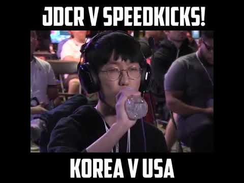 AMERICAN HWOARANG MEETS JDCR! 🔥🔥😱 JDCR (Dragunov) vs SpeedKicks (Hworang) Tekken 7 World Tour