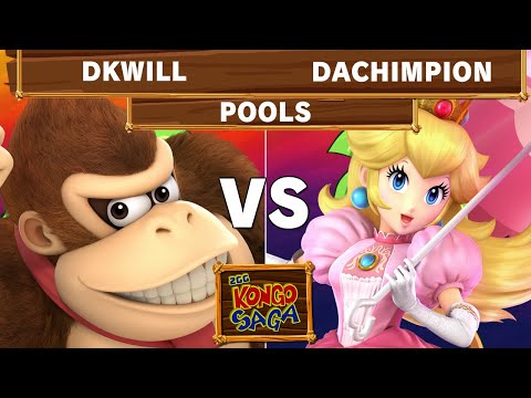 2GG Kongo Saga - DKWill (Donkey Kong) Vs DaChimpion (Peach) Winners Pools - Smash Ultimate