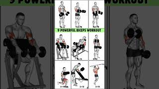 9 Powerfull Dumbbell Biceps Workout to Transform Arms | #workout #bicepsworkout