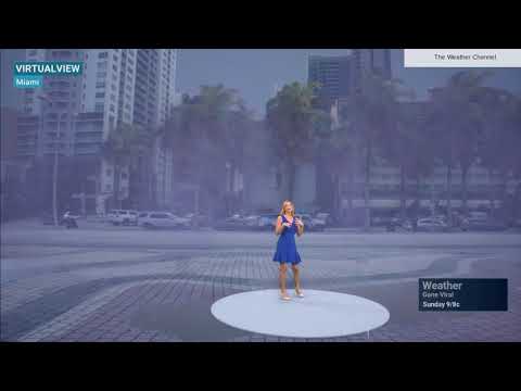 The Weather Channel Virtual View Debut Segment