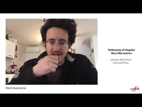 Henri Guenancia: Holonomy of singular Ricci-flat metrics