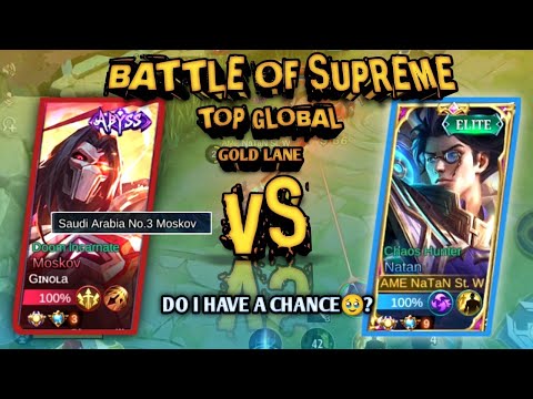 TOP GLOBAL MOSCOV VS NATAN | 🔥 TIPS AND TUTORIAL 🔥 | MLBB