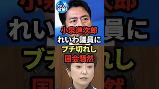 小泉進次郎、れいわ議員にブチ切れし国会騒然