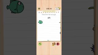 Brain Test 5 Level 121: Feed the fish enough Walkthrough