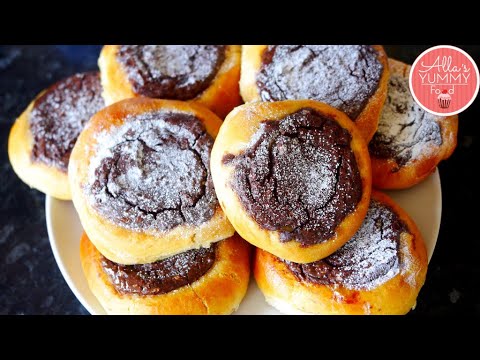 RUSSIAN CHOCOLATE VATRUSHKI | CHOCOLATE CREAM CHEESE BUNS