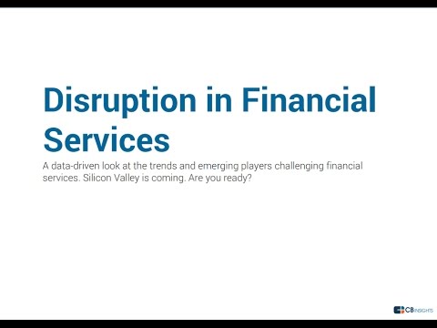 FinTech Webinar: Distrupting Financial Services