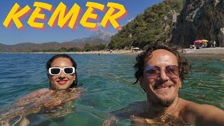 ANTALYA KEMER VLOG / AYIŞIĞI PLAJINDA YÜZMEDEN DENİZE GİRDİM DEMEYİN!!
