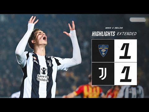EXTENDED HIGHLIGHTS | Lecce 1-1 Juventus | Cambiaso's Goal | Serie A