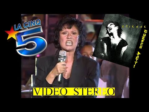 Guesch Patti "Etienne" Stéréo émission "Childéric" la Cinq 01/11/1987 🎼🎤🎸👠💄💥🔞⛔🕛💬