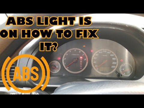 ABS LIGHT is ON How to FIX IT Without Scan Tool