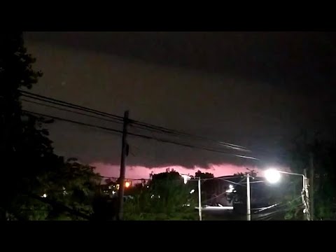 tormenta sobre Ezeiza se debilitó antes de llegar  a Tolosa dejando chaparrones 11/12/2025
