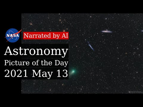 APOD: 2021-05-13 - The Comet, the Whale, and the Hockey Stick (Narrated by Joanna)