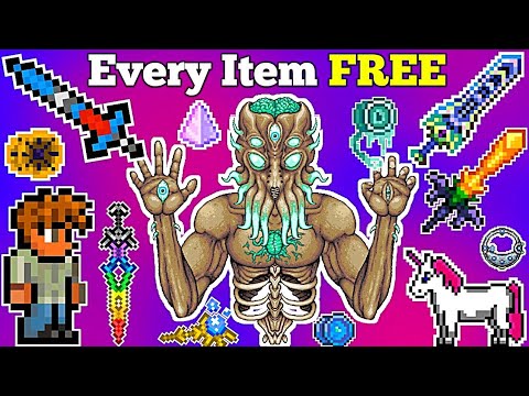 How to get Every item for FREE in Terraria 1.4.3 2022