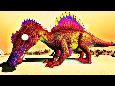 ENCONTREI UMA FÊMEA NO DESERTO ESPINOSSAURO !DINOSSAURO -ARK SURVIVAL EVOLVED