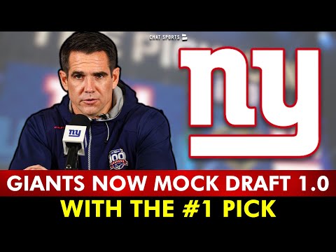 New York Giants Mock Draft 1.0 With The #1 Pick