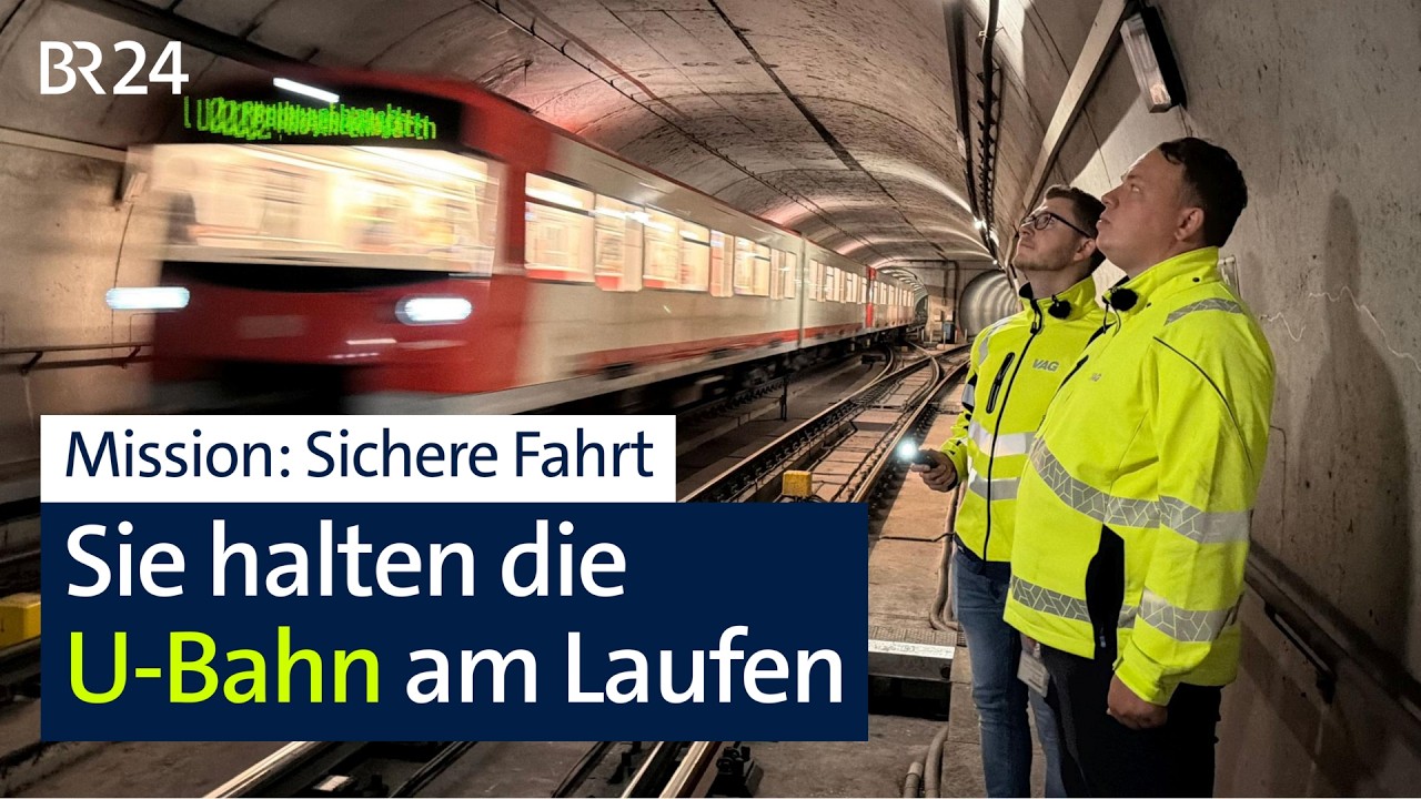 Unter der Erde: So wird eine U-Bahn am Laufen gehalten | BR24 vor Ort