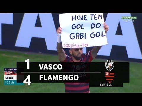 VASCO 1 X 4 FLAMENGO MELHORES MOMENTOS BRASILEIRÃO 2019