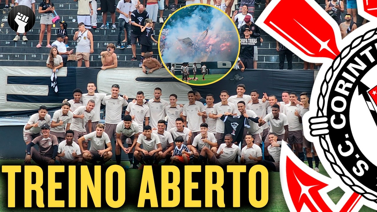 VEJA TUDO QUE ROLOU NO TREINO ABERTO DO CORINTHIANS PARA A FINAL DA COPINHA