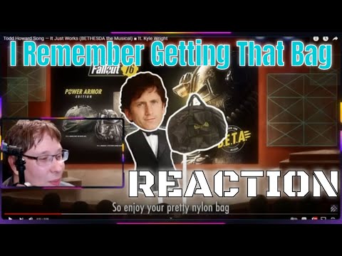 ⭐Todd Howard Song — It Just Works (BETHESDA the Musical)︱REACTION (Chalkeaters & Kyle Wright)