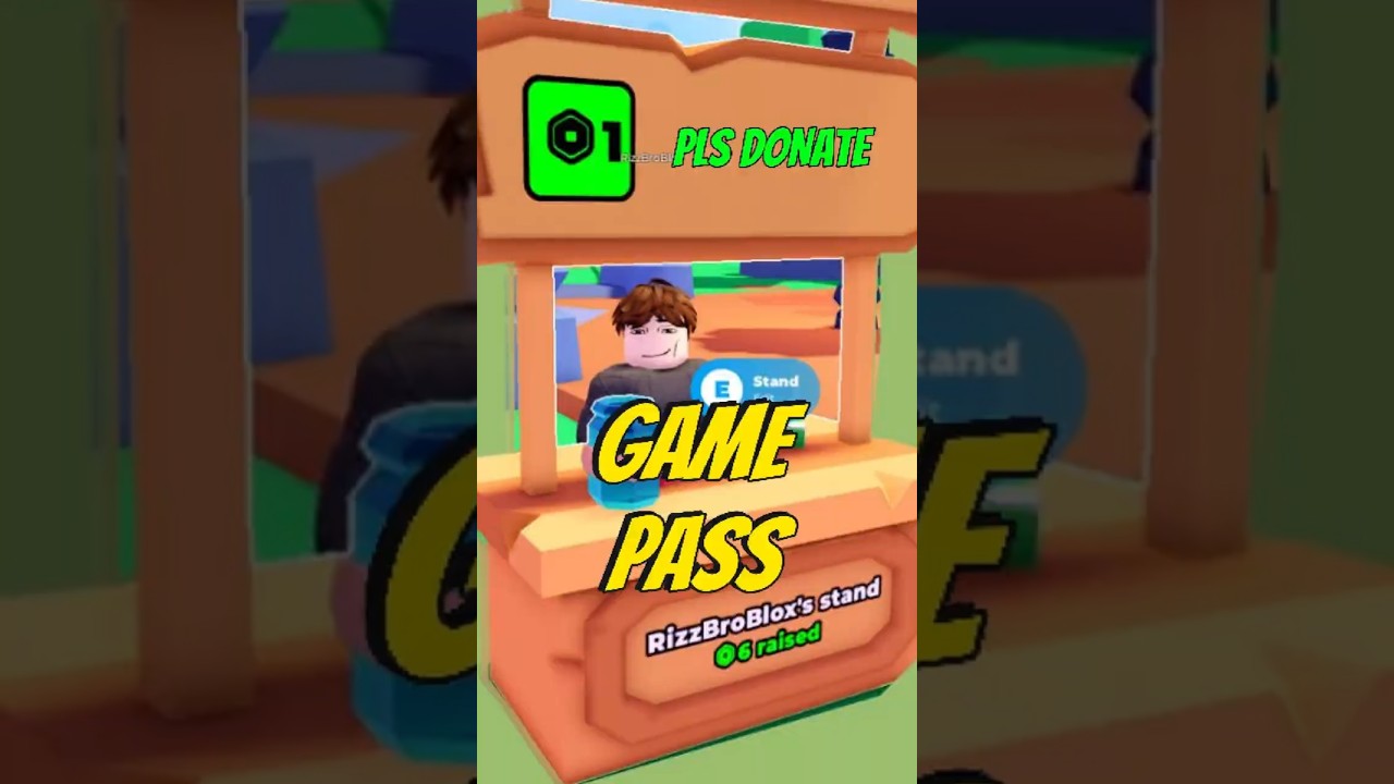 HOW TO MAKE A STAND IN PLS DONATE  📈📈📈